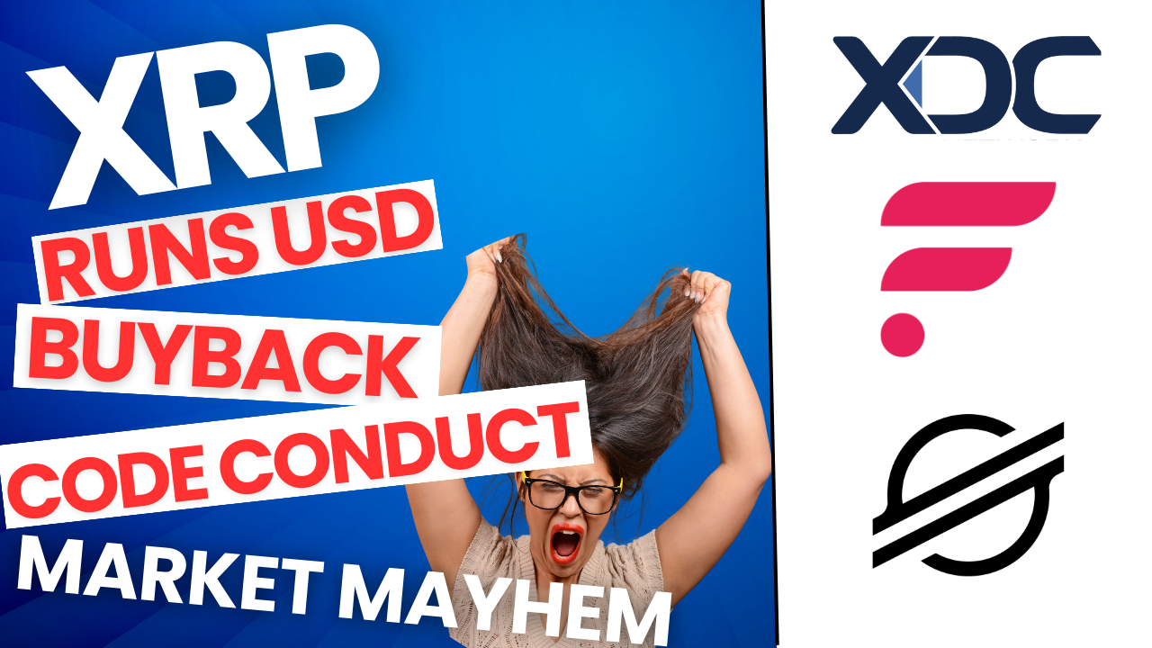 Market Mayhem: XRP Buybacks, Gold Rumors, Code of Conduct  - Latest on XDC and Flare