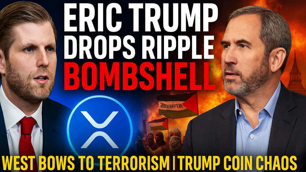 Eric Trump Drops Ripple Bombshell | Trump Coin Chaos | West Bows to Terrorism