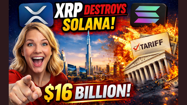 XRP Just Flipped Solana | Dubai $16B on XRP | Tariff Shockwaves Begin